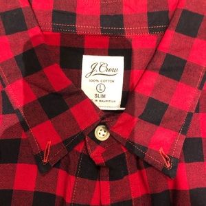 Jcrew Men’s buffalo check shirt